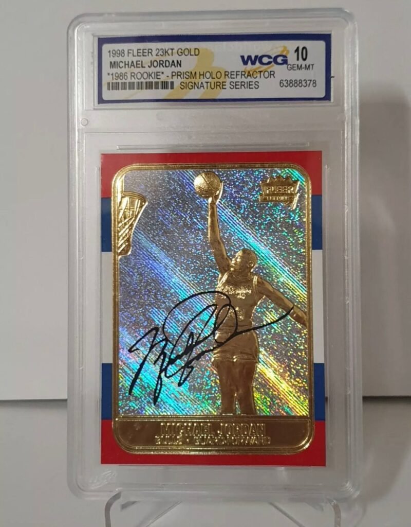 Michael Jordan - 1998 Fleer 28KT Gold